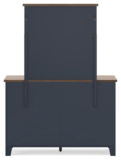 Landocken Queen Panel Bed, Dresser, Mirror and Nightstand