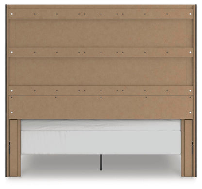 Fraluna King Panel Bed, Dresser, Mirror, Chest and Nightstand