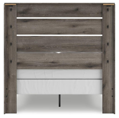 Graystorm Full Panel Bed, Dresser and Mirror