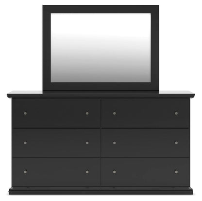 Maribel King Panel Bed, Dresser, Mirror, Chest and Nightstand