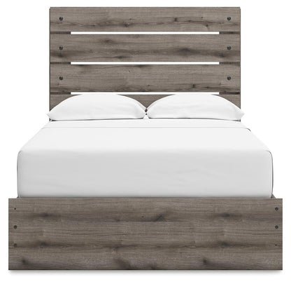 Graystorm Full Panel Storage Bed, Dresser and Mirror