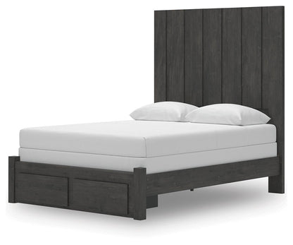 Fraluna Queen Panel Storage Bed, Dresser, Mirror, Chest and Nightstand