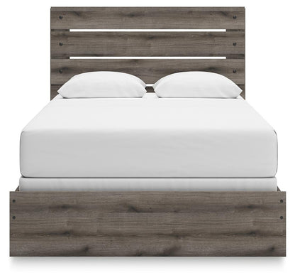 Graystorm Queen Panel Bed, Dresser and Mirror