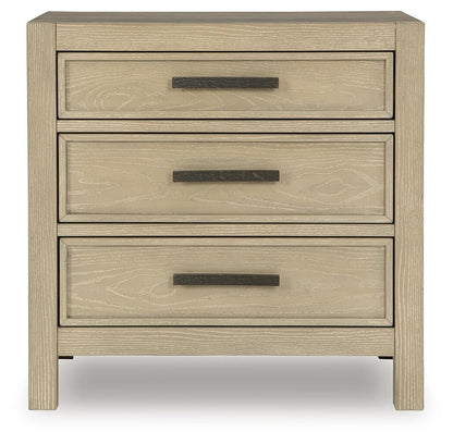 Calmoro Queen Bookcase Bed with Mirrored Dresser and Nightstand