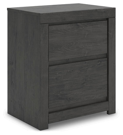 Fraluna King Panel Storage Bed, Dresser, Mirror, Chest and Nightstand