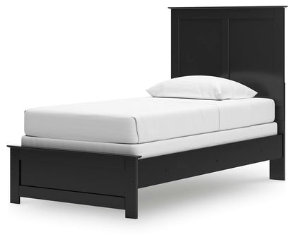 Maribel Twin Panel Bed, Dresser, Mirror and Nightstand