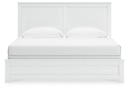 Bostwick Shoals King Panel Bed, Dresser, Mirror, Chest and Nightstand