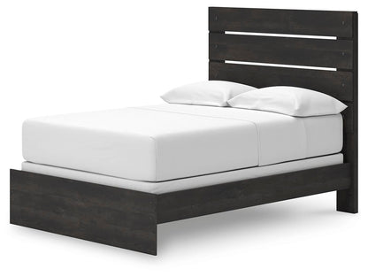 Hollivern Full Panel Bed, Dresser, Mirror, Chest and Nightstand