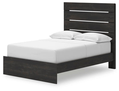 Hollivern Full Panel Storage Bed, Dresser, Mirror, Chest and Nightstand