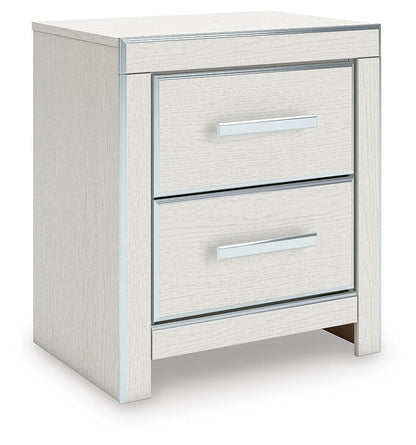 Zuraleus Queen Upholstered Panel Platform Bed, Dresser, Mirror, Chest and Nightstand