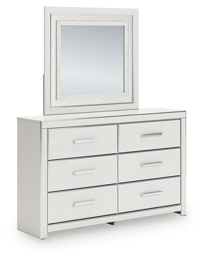 Zuraleus Queen Upholstered Bed, Dresser, Mirror and Nightstand