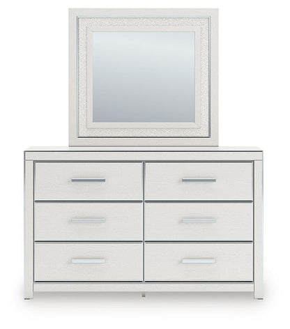 Zuraleus King Upholstered Panel Bed, Dresser, Mirror, Chest and Nightstand