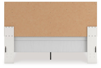 Zuraleus King Upholstered Panel Bed, Dresser and Mirror