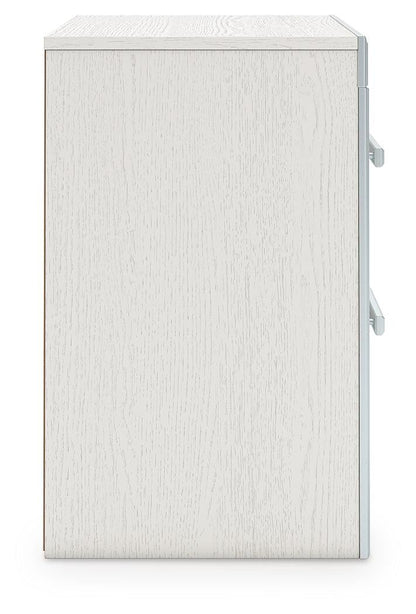 Zuraleus Queen Upholstered Panel Platform Bed, Dresser, Mirror and Nightstand