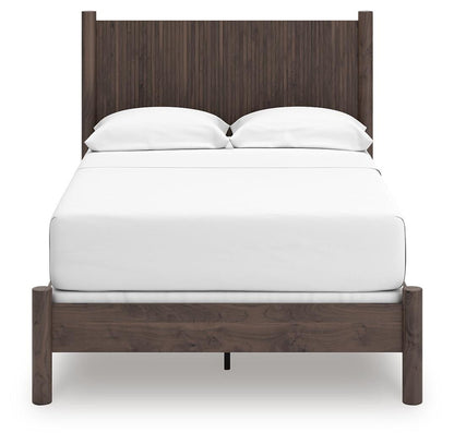 Pamytta Full Panel Bed, Dresser, Mirror and Nightstand