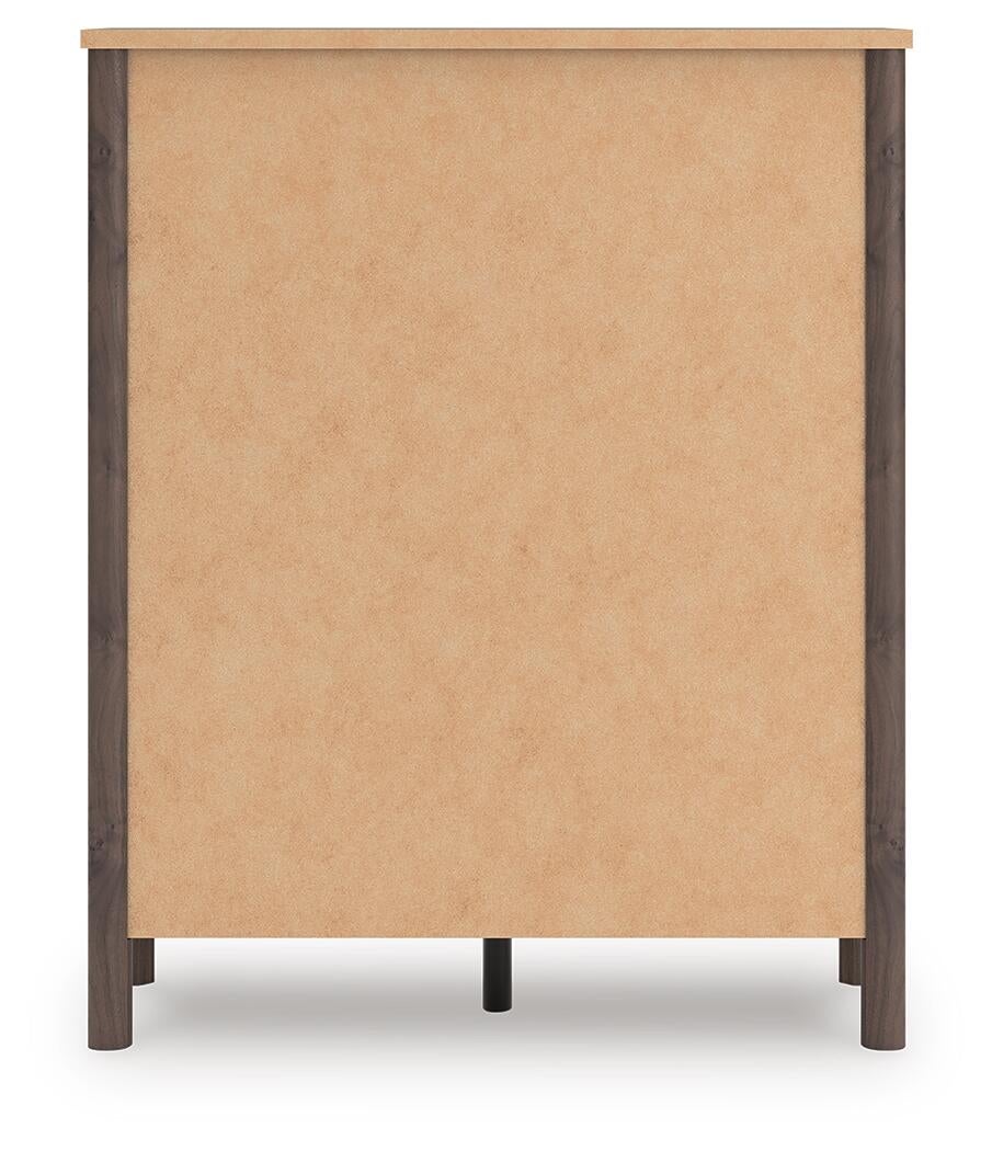 Pamytta Queen Upholstered Panel Bed, Dresser, Mirror, Chest and Nightstand