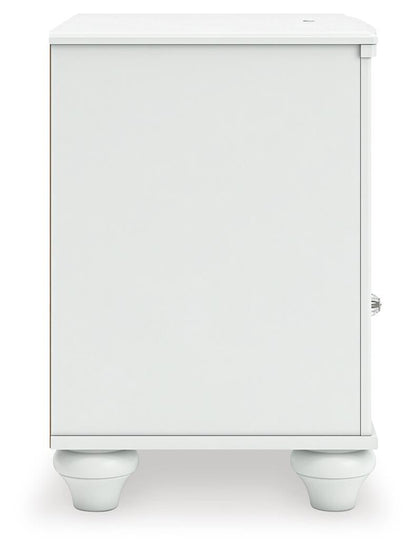 Kozlani Twin Upholstered Panel Storage Bed, Dresser, Mirror and Nightstand