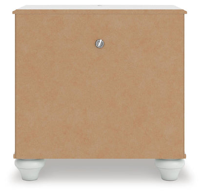 Kozlani Twin Upholstered Panel Bed, Dresser, Mirror and Nightstand