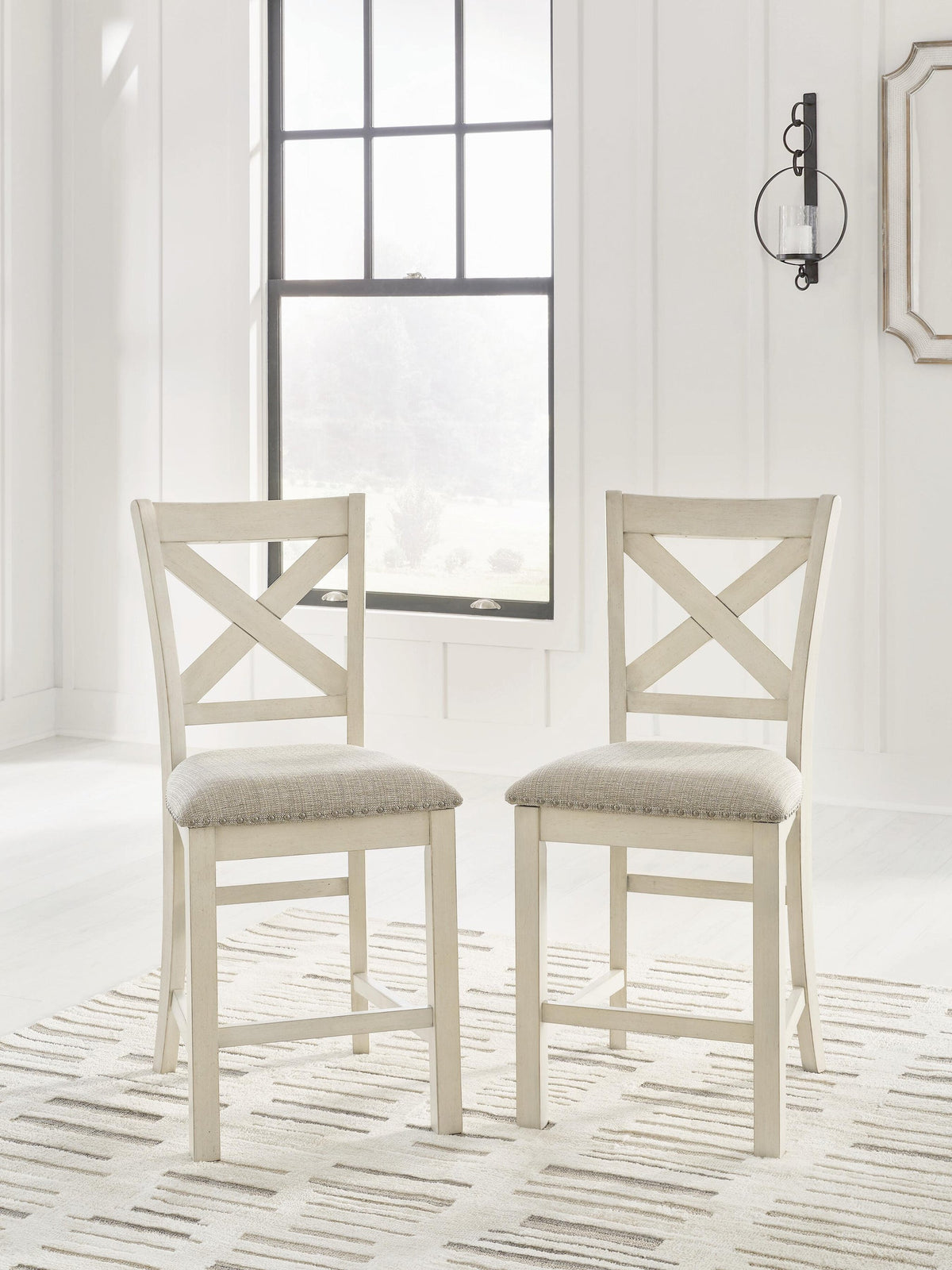 Robbinsdale Upholstered Barstool (2/CN)