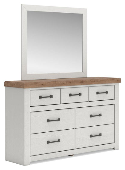 Savonport King Panel Bed, Dresser and Mirror