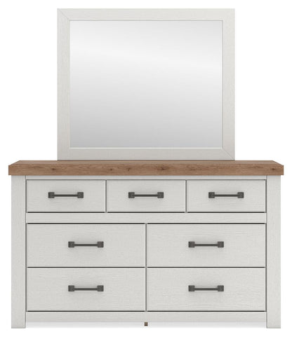 Savonport King Panel Bed, Dresser and Mirror