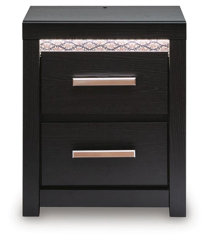 Shoralli Two Drawer Night Stand