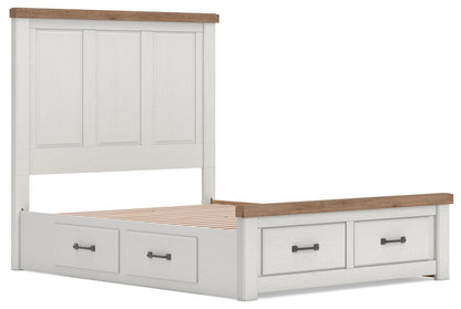 Savonport King Panel Storage Bed, Dresser, Mirror, Chest and Nightstand