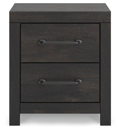 Delmorta Twin Panel Bed with Storage, Dresser, Mirror and Nightstand