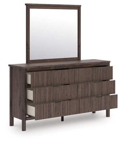 Cadmori Twin Panel Bed, Dresser, Mirror, Chest and Nightstand