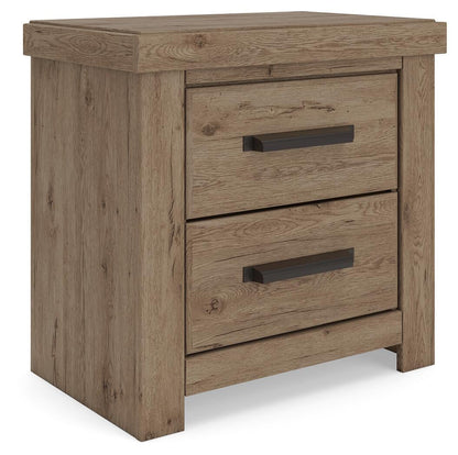Garistyn Queen Panel Bed, Dresser, Mirror, Chest and Nightstand