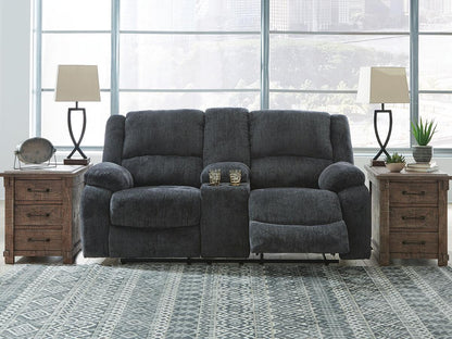 Draycoll DBL Rec Loveseat w/Console