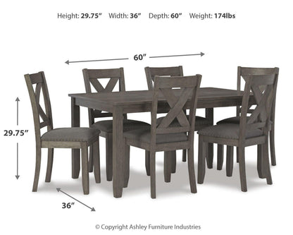 Caitbrook RECT DRM Table Set (7/CN)
