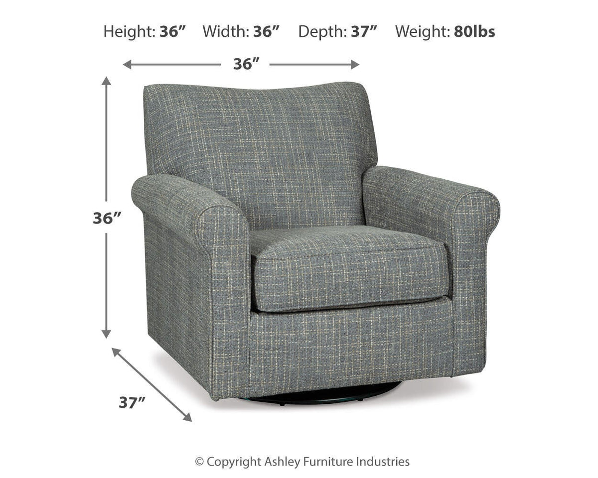 Renley Swivel Glider Accent Chair