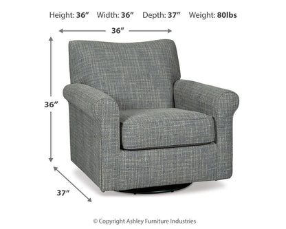Renley Swivel Glider Accent Chair