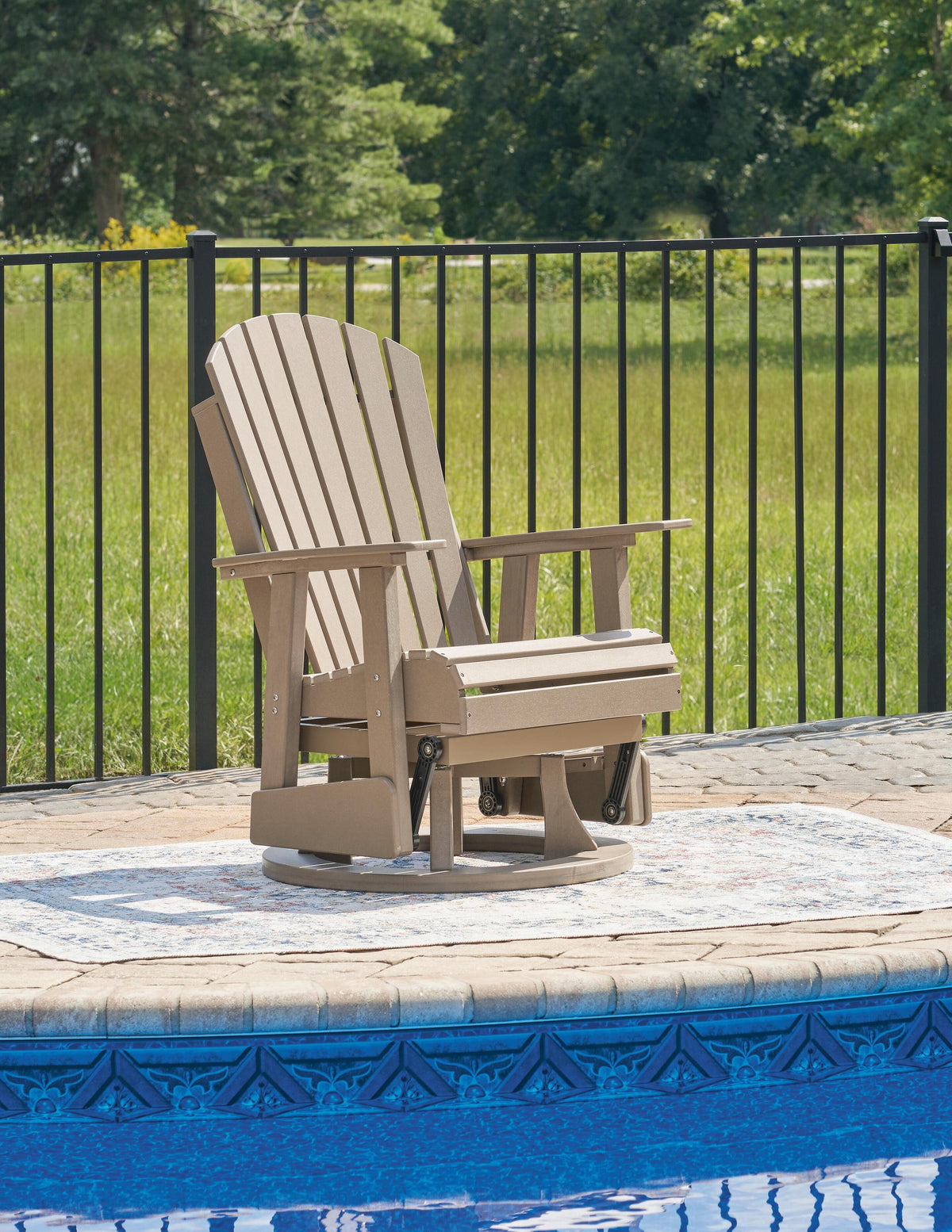 Hyland Wave Swivel Glider Chair