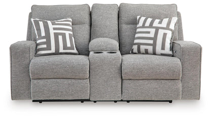 Biscoe PWR REC Loveseat/CON/ADJ HDRST