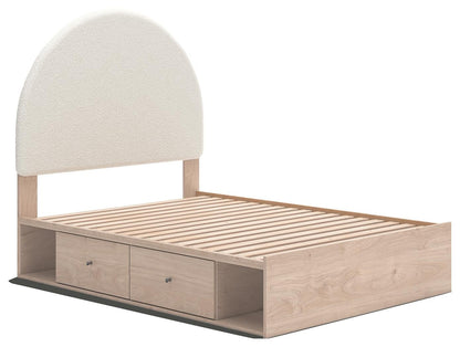 Arloster Full Upholstered Panel Bed with Storage
