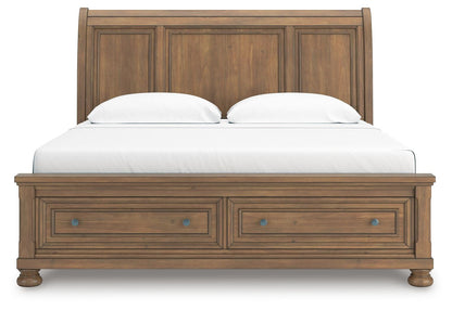 Feddinger King Storage Sleigh Bed
