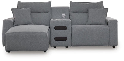 Modmax II 3-Piece Power Reclining Sectional with Chaise and Audio Console