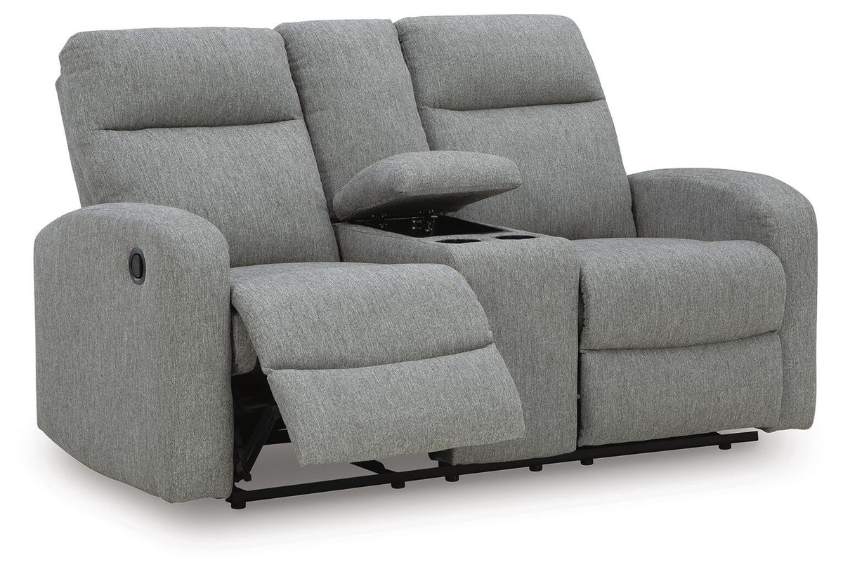 Gauntlet DBL Rec Loveseat w/Console