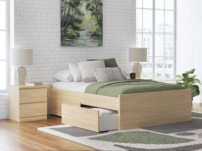 Onita Full Platform Bed with 1 Side Storage