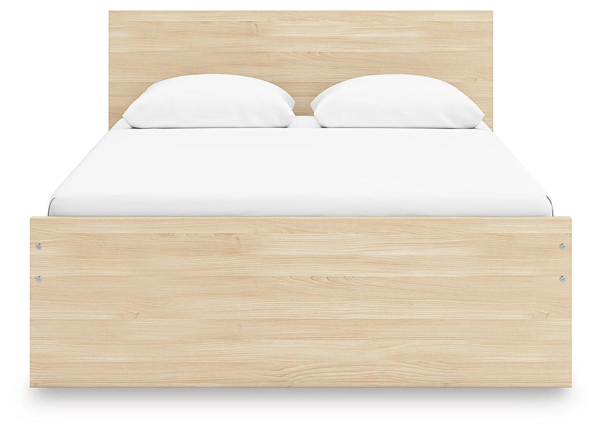 Onita Full Panel Platform Bed with 2 Side Storage