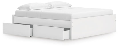 Onita King Platform Bed with 1 Side Storage