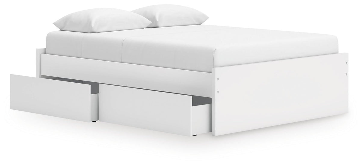 Onita Queen Platform Bed with 1 Side Storage