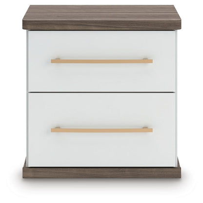 Kendanport Two Drawer Night Stand