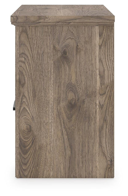 Rusticott Two Drawer Night Stand