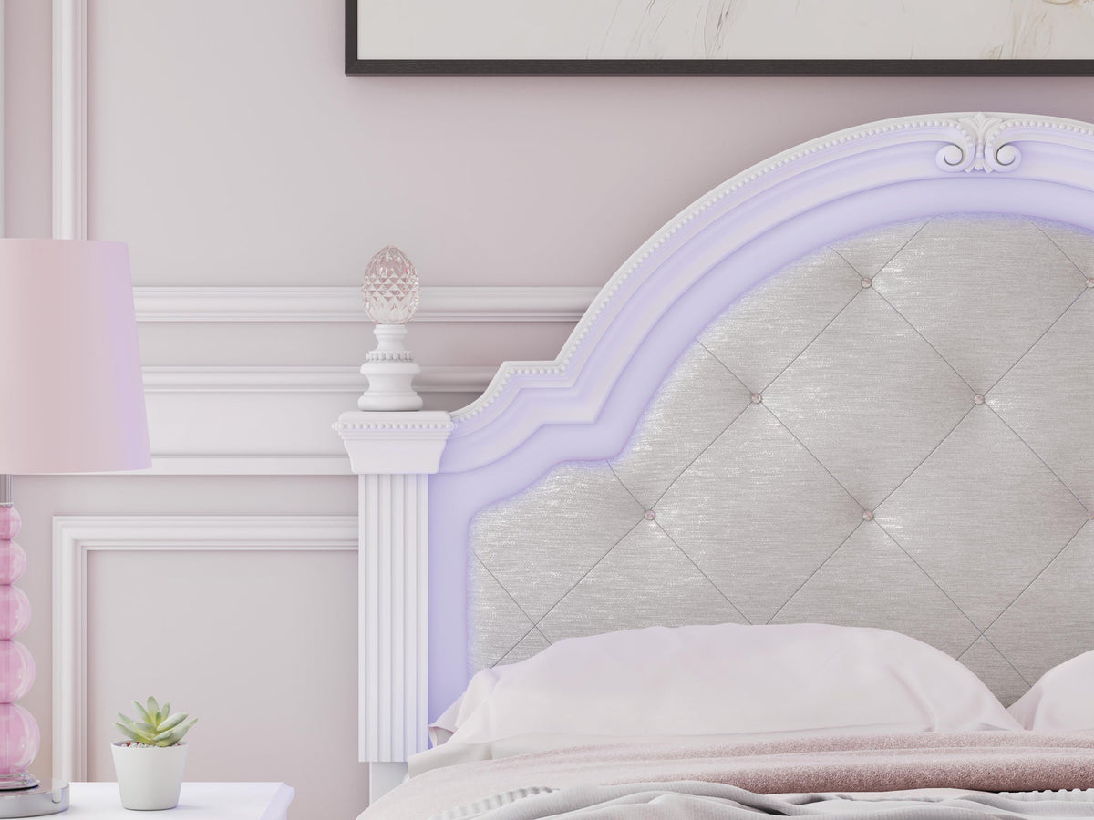 Kozlani Full Upholstered Panel Bed