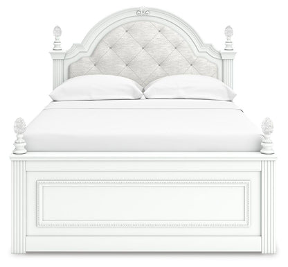 Kozlani Full Upholstered Panel Storage Bed