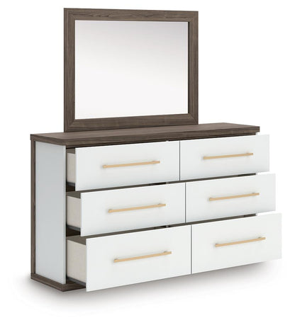 Kendanport Dresser and Mirror