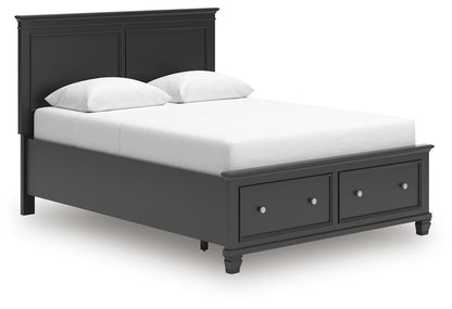 Lanolee Queen Panel Storage Bed